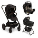 Nuna MIXX Next Stroller & PIPA Aire Infant Car Seat & Folding Bassinet + Stand