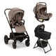 Nuna MIXX Next Stroller & PIPA Aire Infant Car Seat & Folding Bassinet + Stand