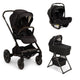 Nuna MIXX Next Stroller & PIPA Aire RX Infant Car Seat & Folding Bassinet + Stand
