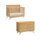 Babyletto Palma 4-in-1 Convertible Crib with Toddler Bed Conversion Kit + 7-Drawer Double Dresser