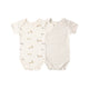 Quincy Mae Short Sleeve Bodysuit Set