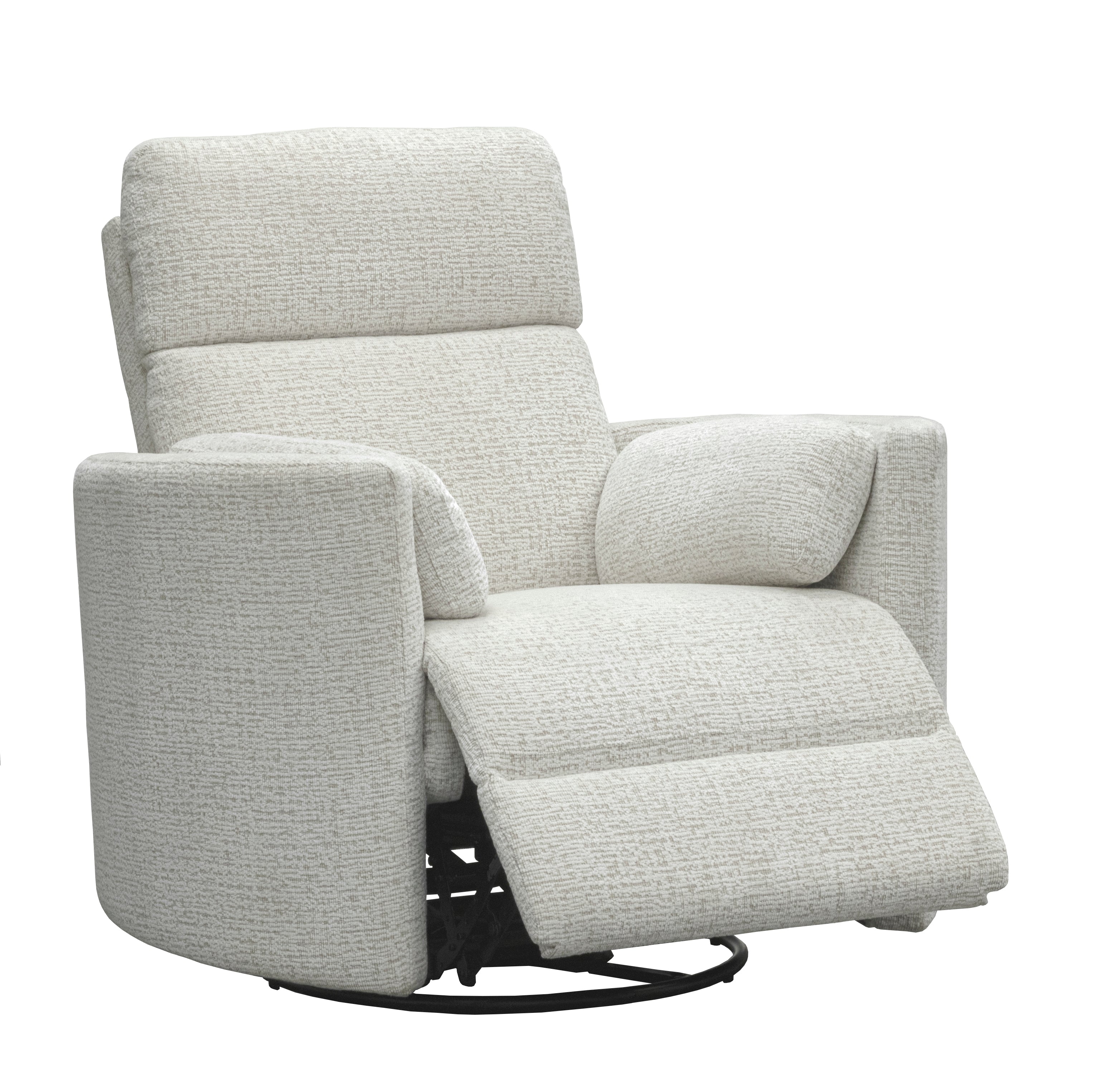 Parker House Radius Swivel Recliner with Power Recline and Power Headrest