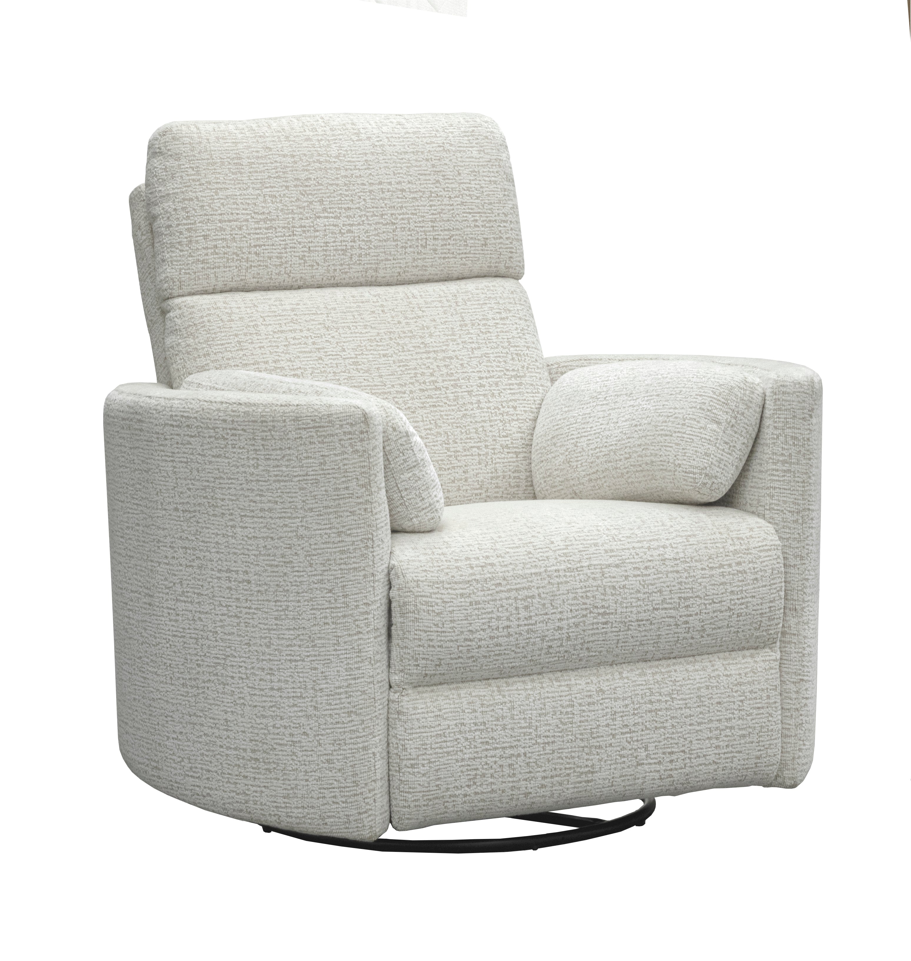 Parker House Radius Swivel Recliner with Power Recline and Power Headrest