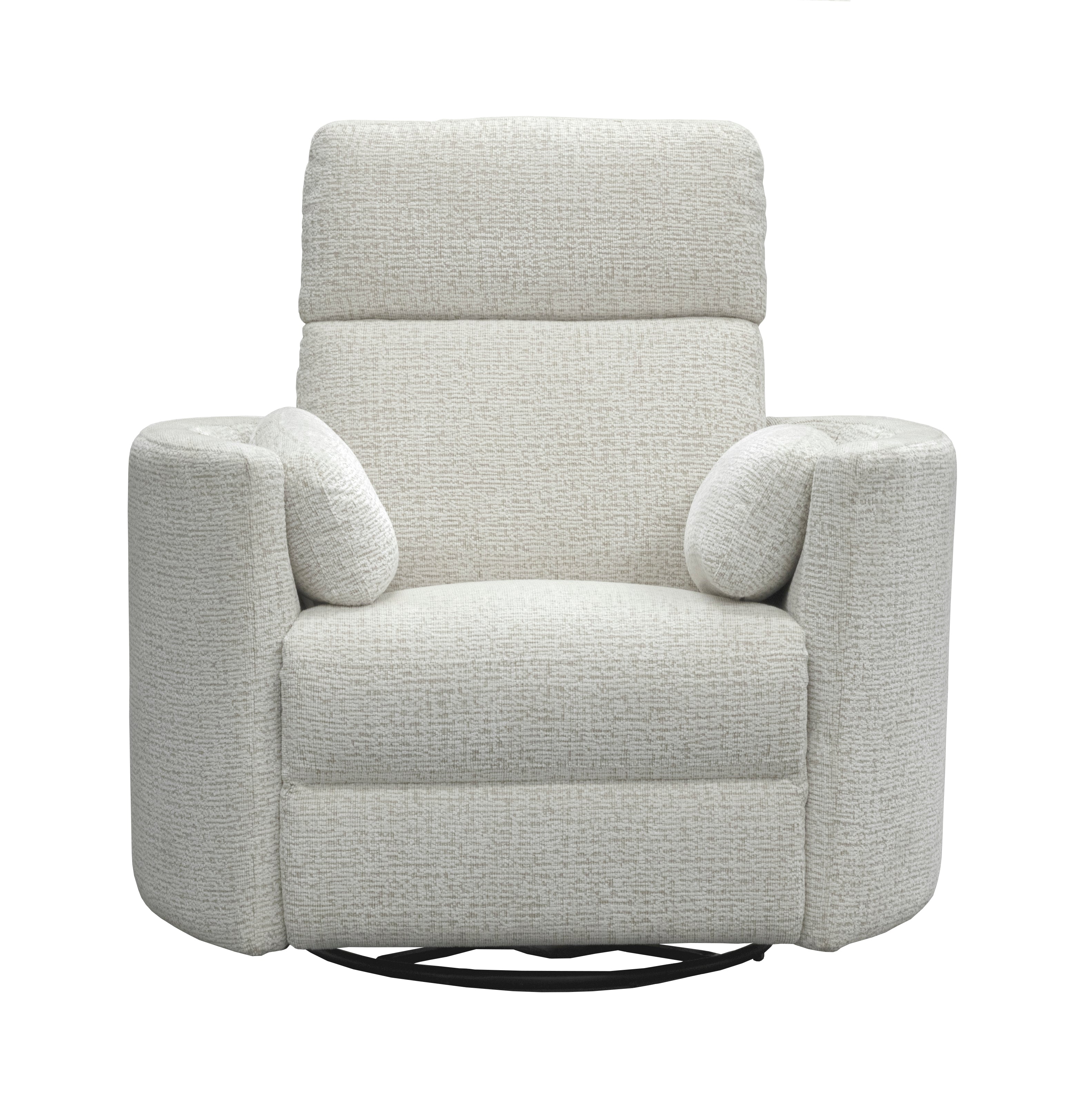Parker House Radius Swivel Recliner with Power Recline and Power Headrest