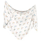 Copper Pearl Knit Swaddle Blanket