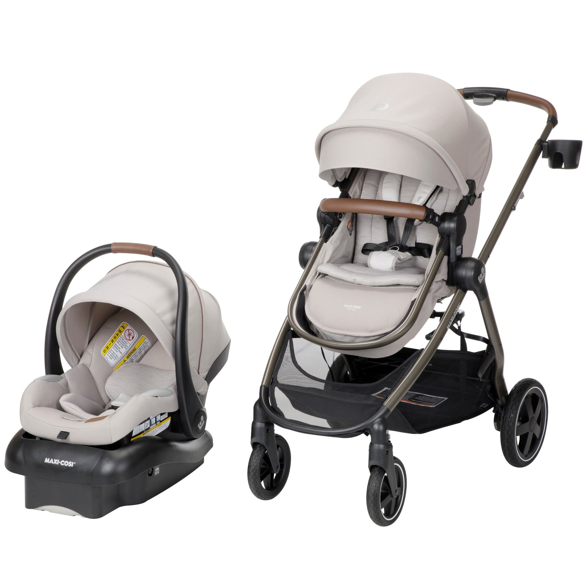 maxi cosi stroller bassinet Maxi Cosi Zelia Luxe 5-in-1 Modular Travel System