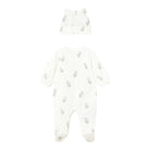 Mayoral Teddy Bear One-Piece with Hat Set - Natural