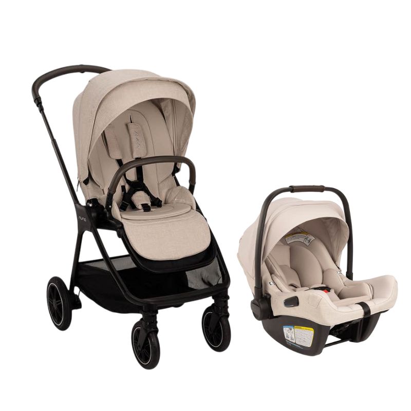 Nuna Triv Next Stroller + Pipa Aire RX Travel System | Sugar