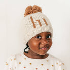 Hi Hand Knit Beanie - Pecan