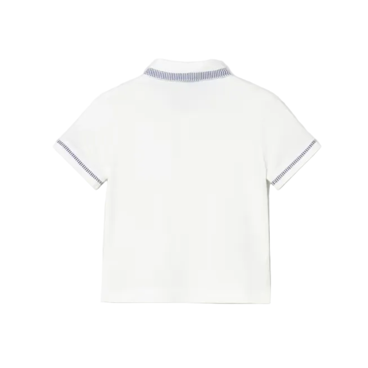 Mayoral Sailboat Polo Shirt - White