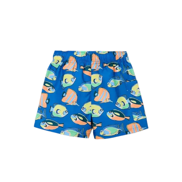 Mayoral Tropical Fish Swim Shorts - Blue