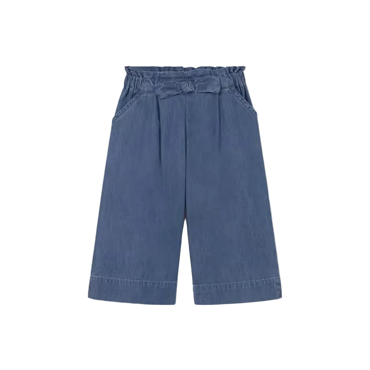 Mayoral Denim Flowy Pants - Dark Wash