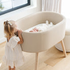 M26834GMLB,Babyletto,babyletto x GATHRE Capsule Bassinet in Millet