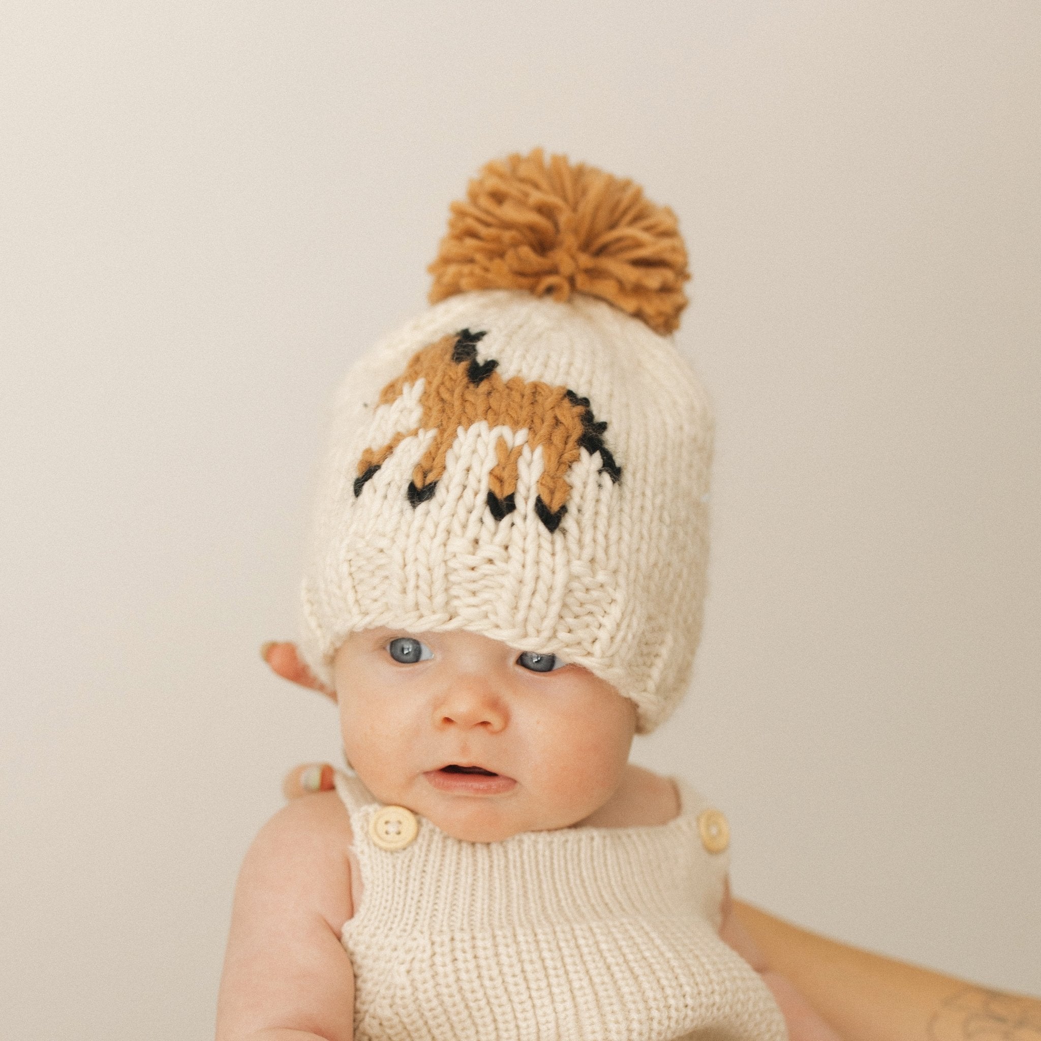 Pony Beanie Hat - Natural