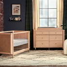 Maxi-Cosi Nursery Brisa 4-in-1 Convertible Crib + 6-Drawer Dresser
