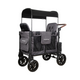 WonderFold W2 Luxe Pro Double Seater Stroller Wagon