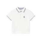 Mayoral Sailboat Polo Shirt - White